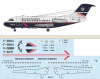 FRP4098: British Airways, TAT European Airlines Fokker F28-1000,